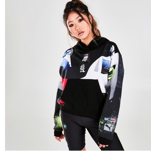 Brand new Puma Women's BMW Motorsport Street Hoodie Size XL - Picture 5 of 5